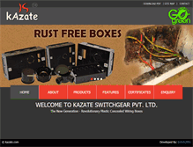 Tablet Screenshot of kazate.com